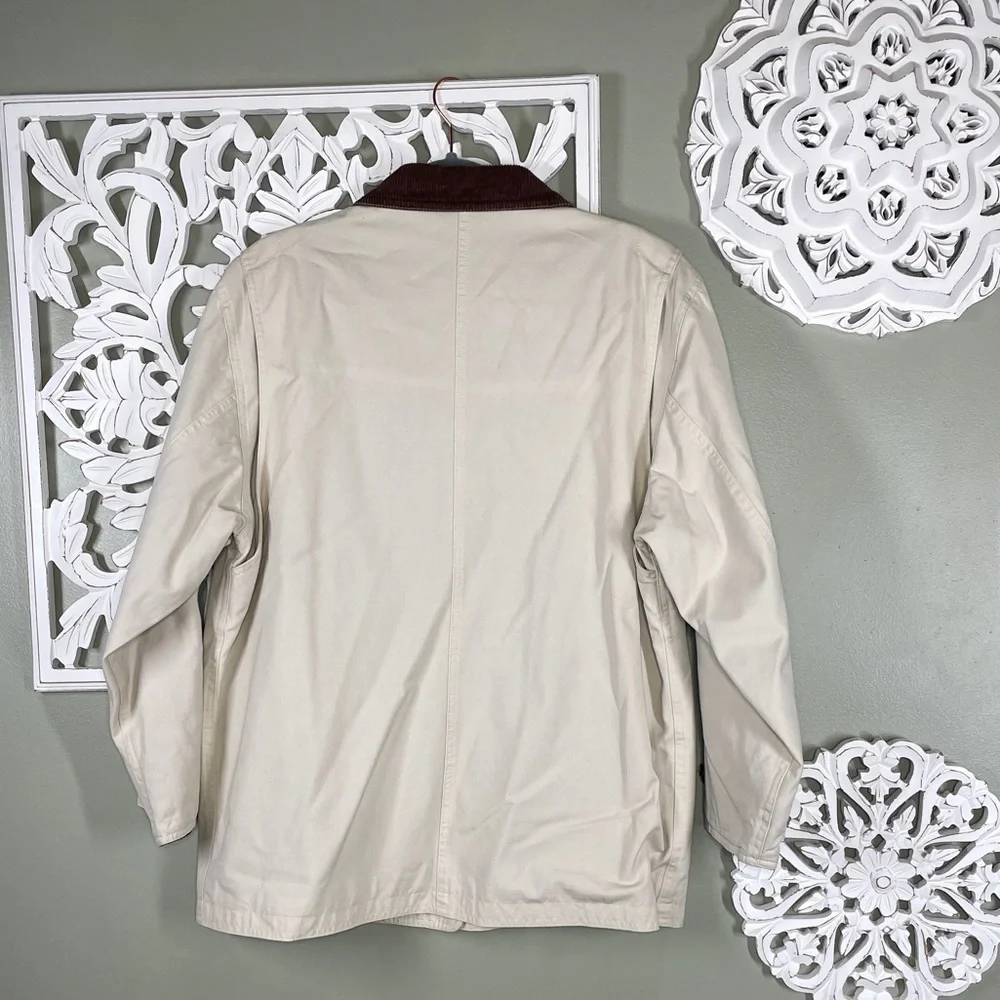 Vintage Lands' End Utility Barn Chore Coat Petite - Picture 5 of 10